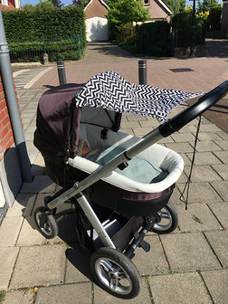 Toepassen Uit ontmoeten Kinderwagen Beschermdoek / Schaduwdoek van Sibble - Sibble de leukste  babyspullen - Maxi Cosi bekleding en nog veel meer!